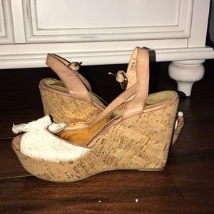 Wedges! Brown & white